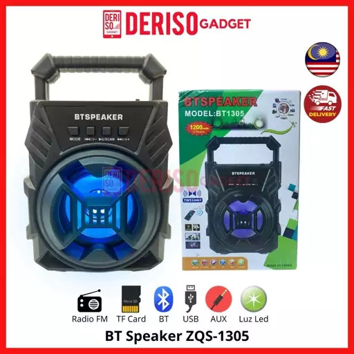 اسپیکر بلوتوثی شارژی Sing-E ZQS اندازه ی 3 اینچ BT1305