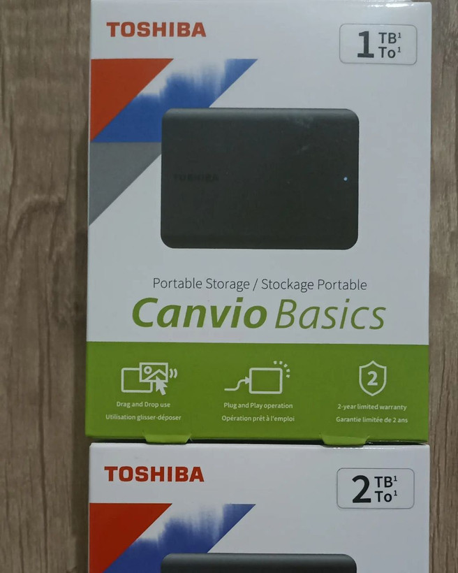 هارد اکسترنال توشیبا Convio basics 2TB گارانتی دار دو ترابایت به قیمت عمده