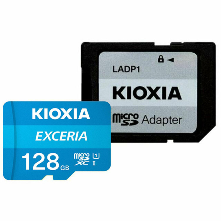 رم کیوکسیا EXCERIA ظرفیت ۱۲۸ گیگابایت کلاس استاندارد ۱۰ UHS-I سرعت ۱۰۰MBps